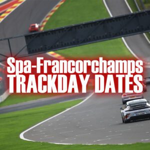 Spa-Francorchamps Trackdays Booking